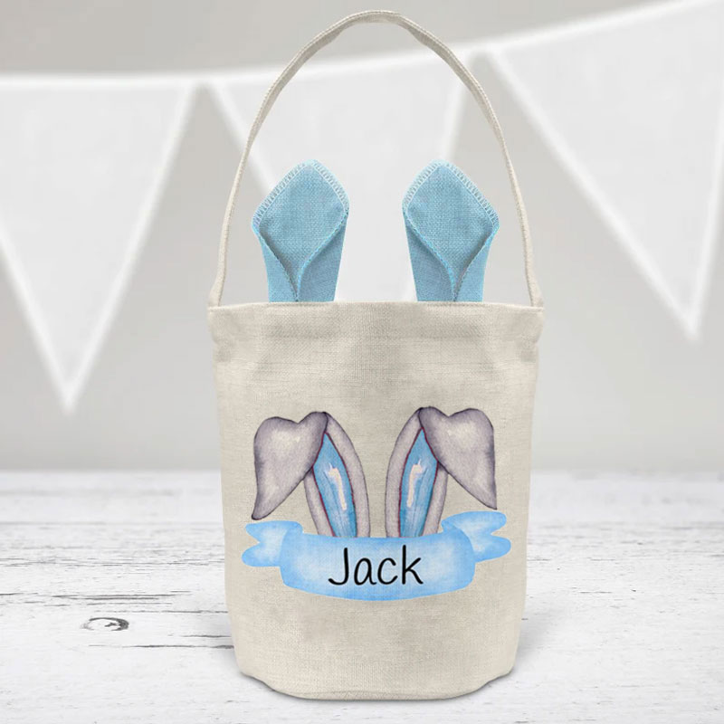 Easter Bunny Basket Kid Tote Bag