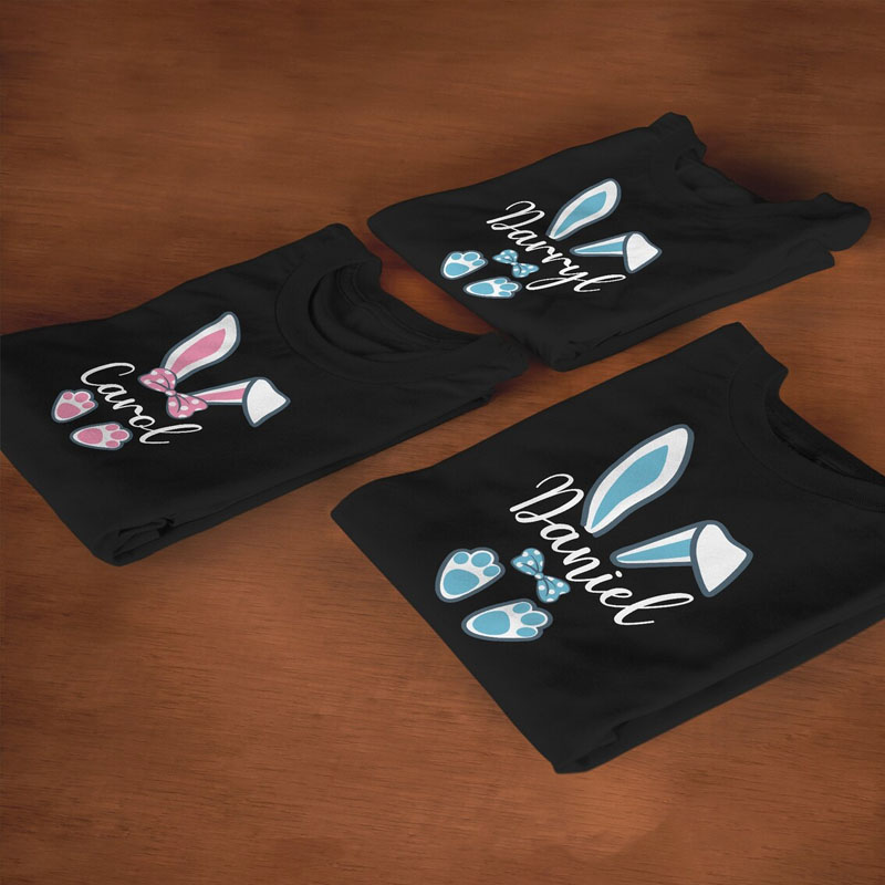 [Adult Tee] Easter Bunny Family Matching Shirt