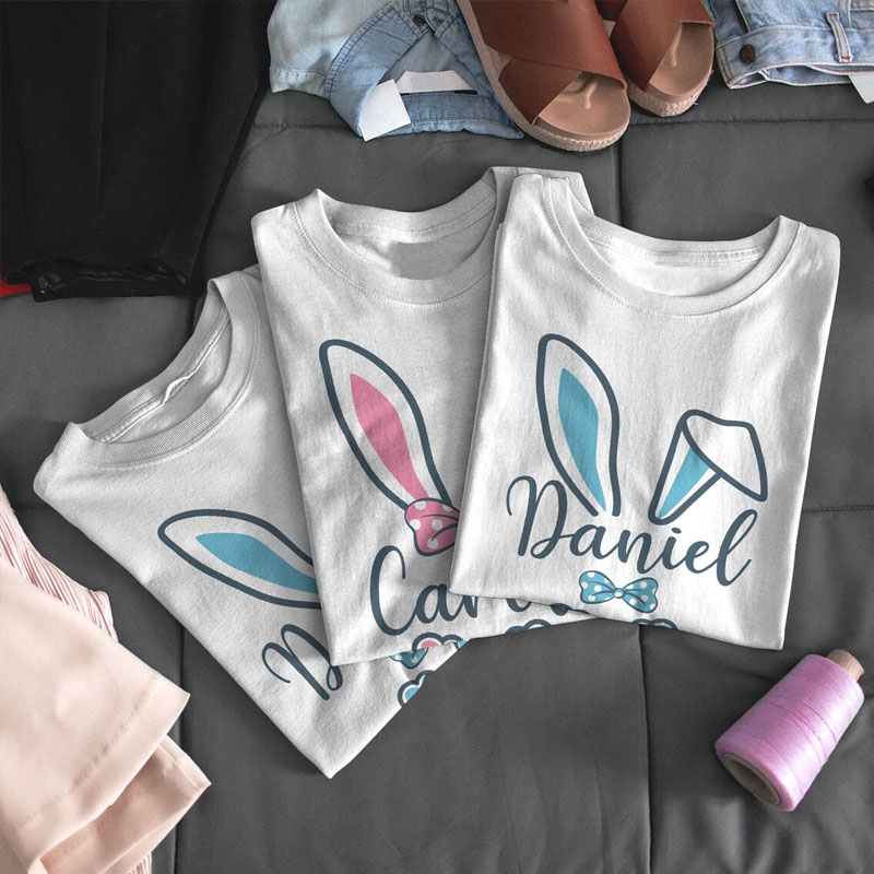 [Adult Tee] Easter Bunny Family Matching Shirt