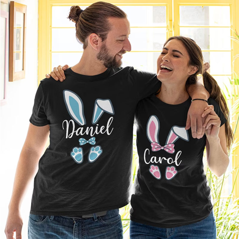 [Adult Tee] Easter Bunny Family Matching Shirt