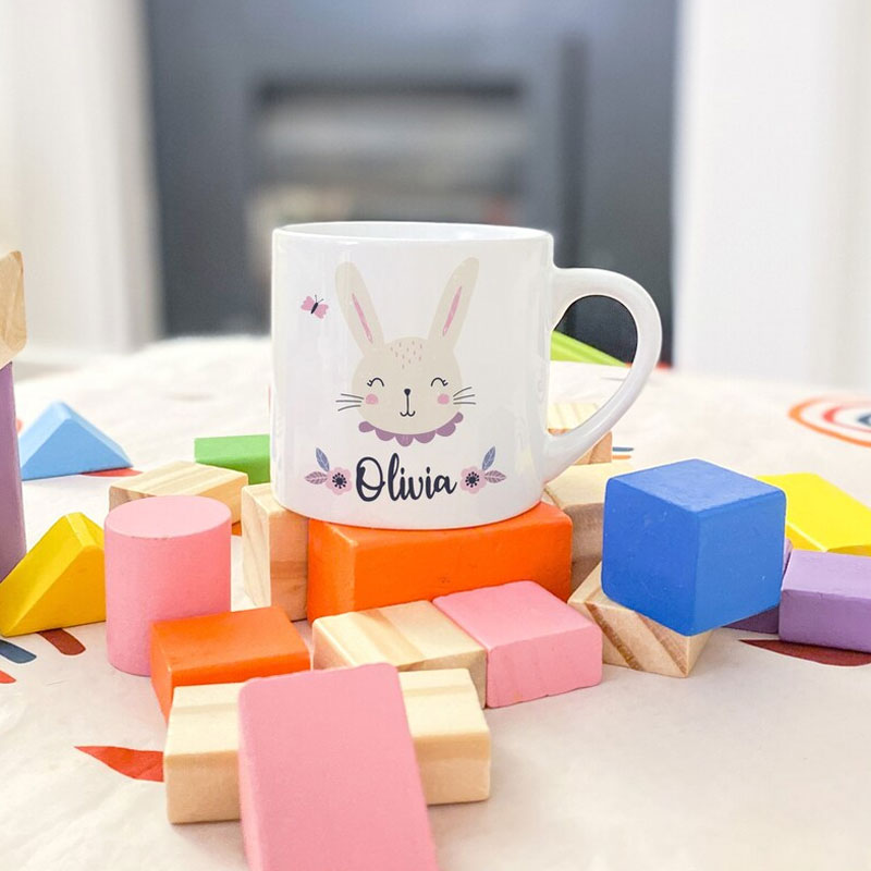 Easter Bunny Kids Mug Cute Rabbit