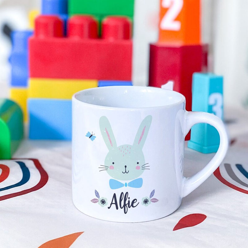 Easter Bunny Kids Mug Cute Rabbit