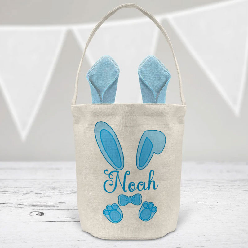 Easter Bunny Tote Bag Bunny Ears Basket