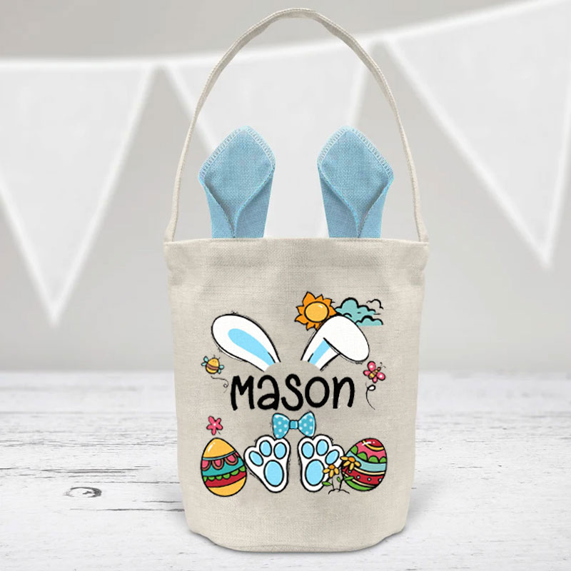 Easter Tote Bag Kid Easter Bunny Bag