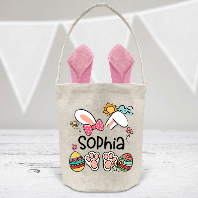 Easter Tote Bag Kid Easter Bunny Bag