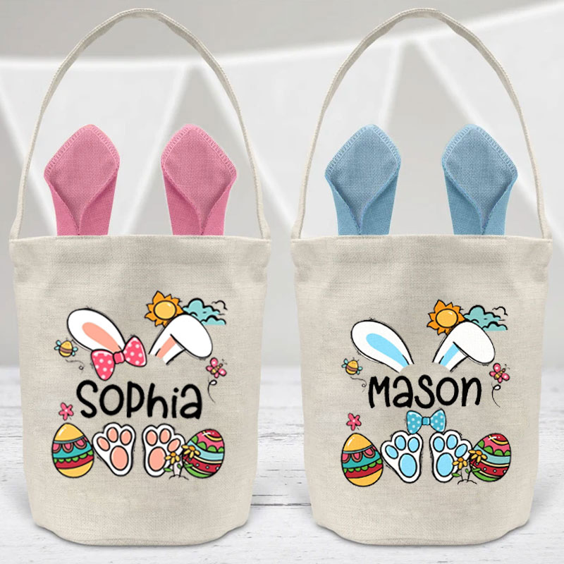 Easter Tote Bag Kid Easter Bunny Bag