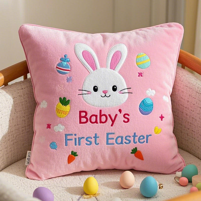 Easter pillow pillowcase baby's first easter