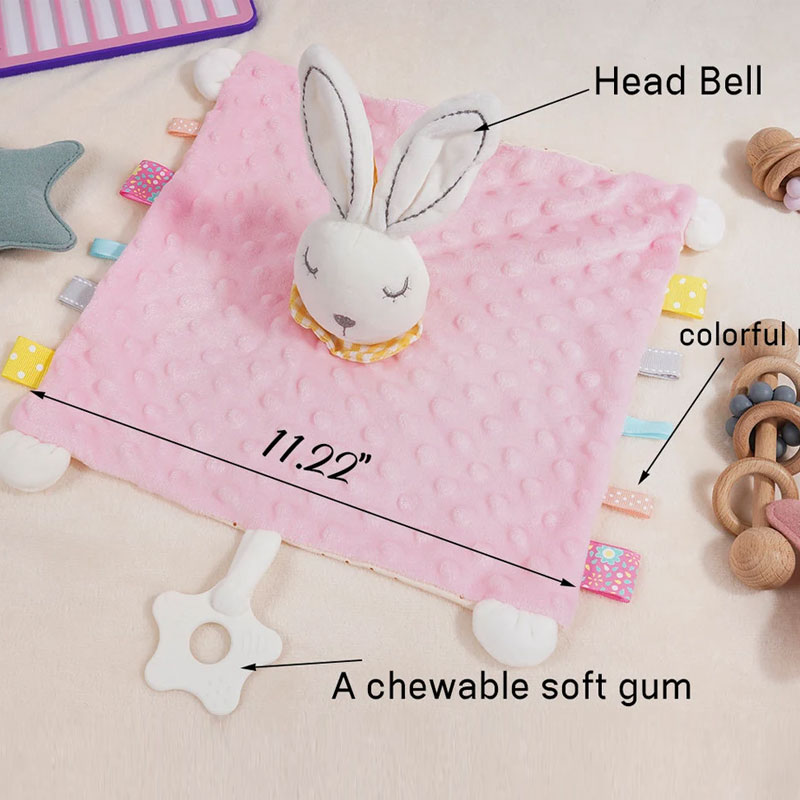 Embroidered Baby Comforter Stuffed Animal Comforter