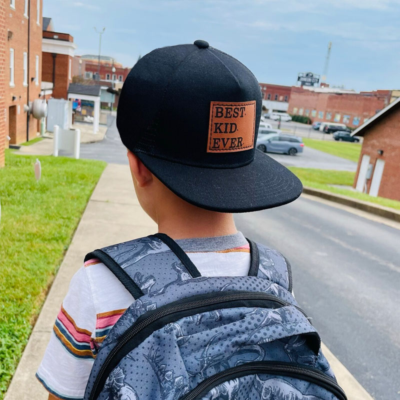 Engraved Daddy And Kid Best Ever Snapback Hat