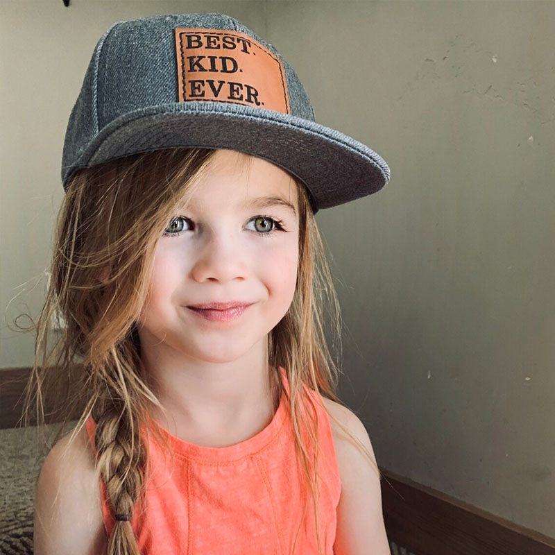 Engraved Daddy And Kid Best Ever Snapback Hat