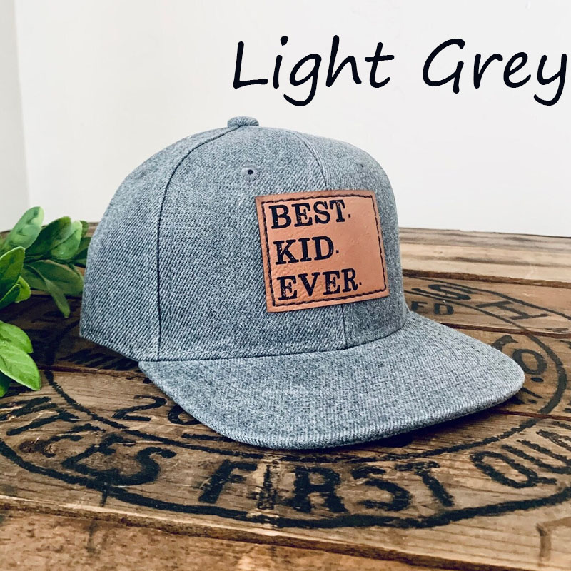 Engraved Daddy And Kid Best Ever Snapback Hat