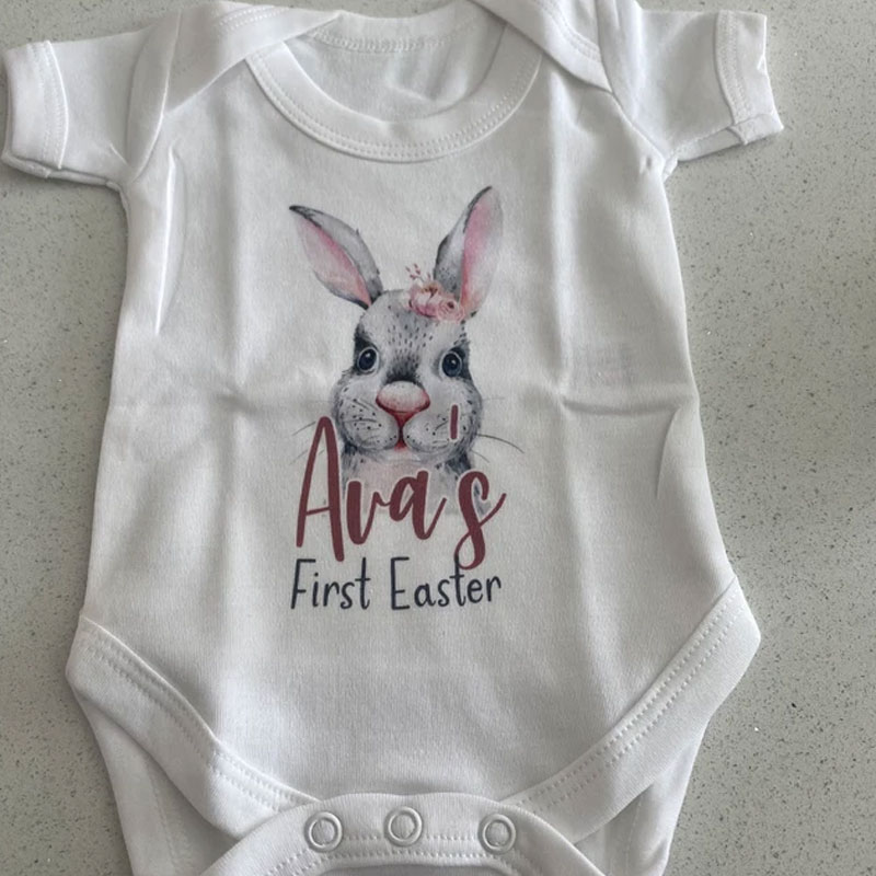 First Easter baby Bodysuit Bunny easter outfit