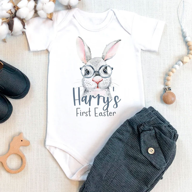 First Easter baby Bodysuit Bunny easter outfit