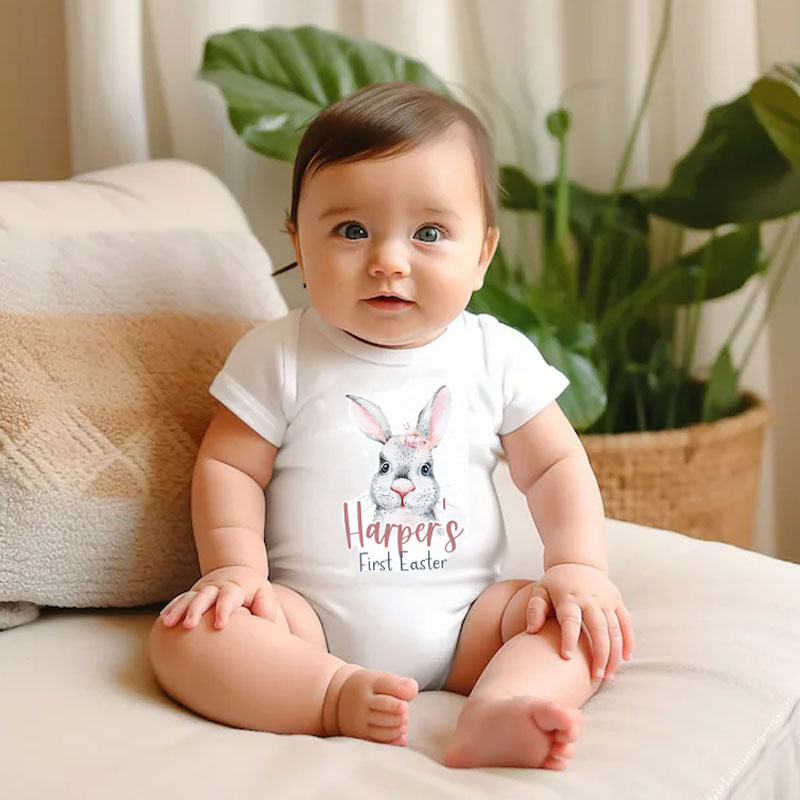 First Easter baby Bodysuit Bunny easter outfit