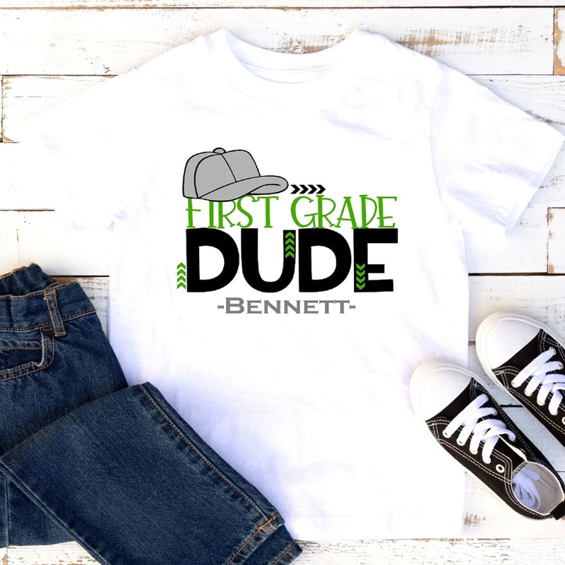 First Grade  School shirt First day of school Tshirt