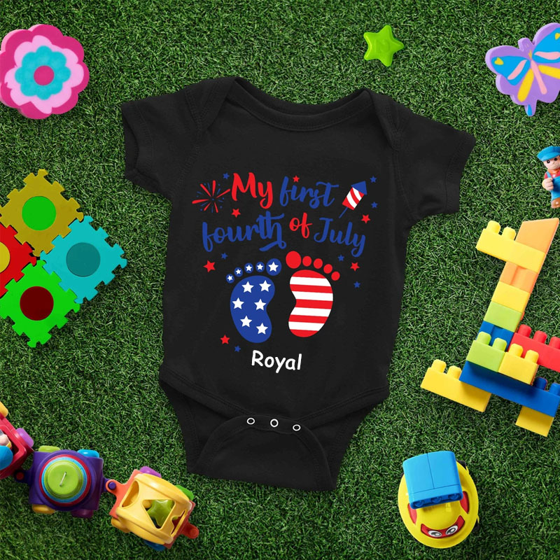 Fourth Of July Independence Patriotic Day  Baby Onesie