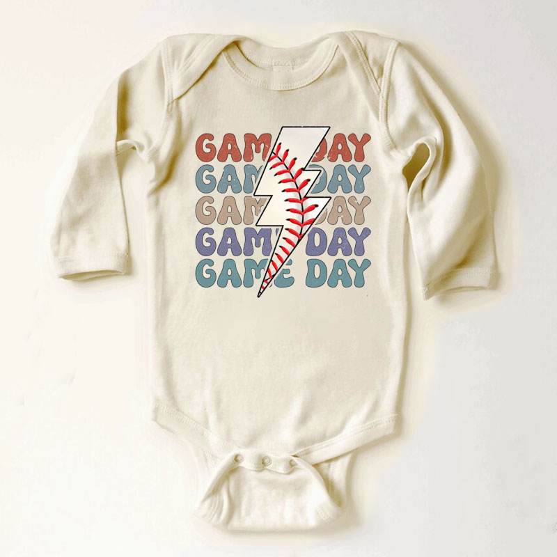 Game Day Baby Bodysuit - Retro Baseball Season