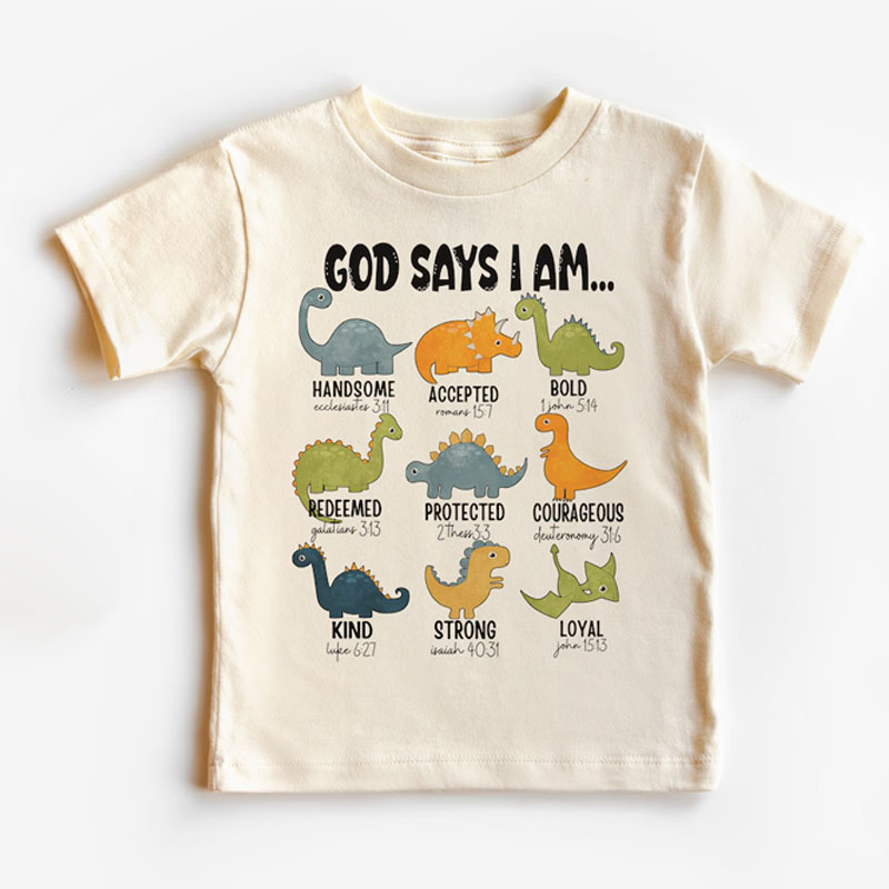 God Says I Am Handsome Baby Onesie Religious Bodysuit