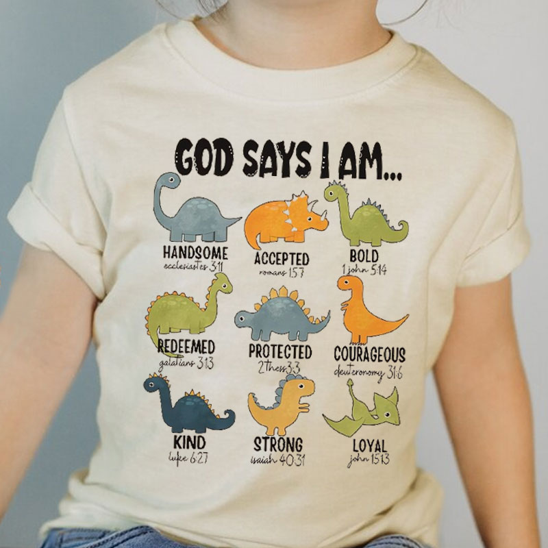 God Says I Am Handsome Baby Onesie Religious Bodysuit