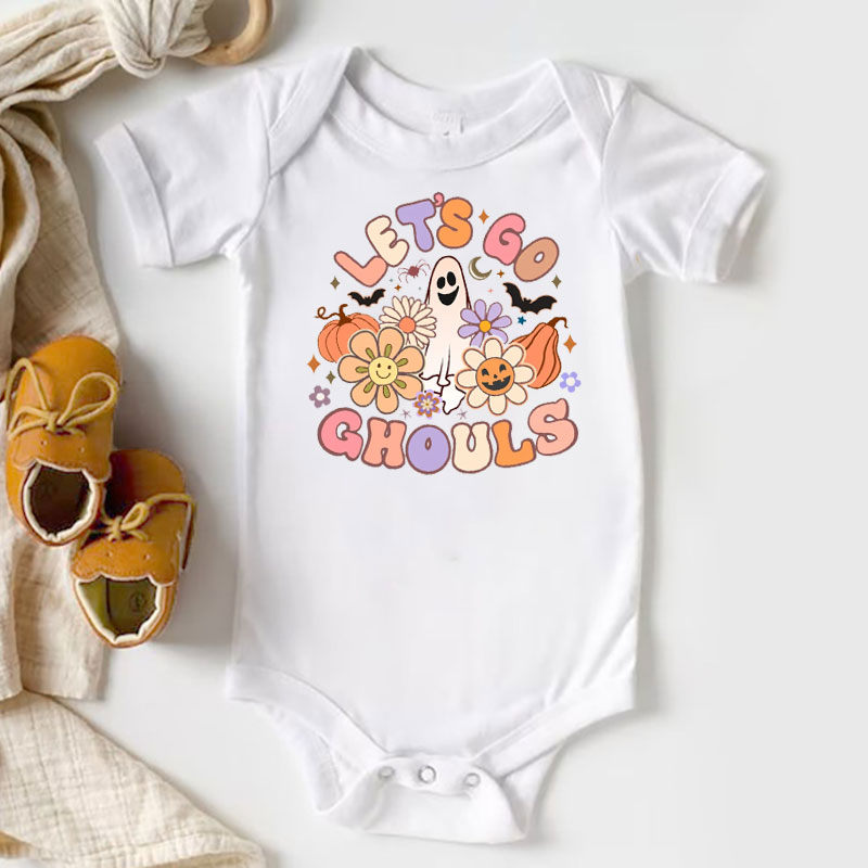 Halloween retro vibes baby bodysuit