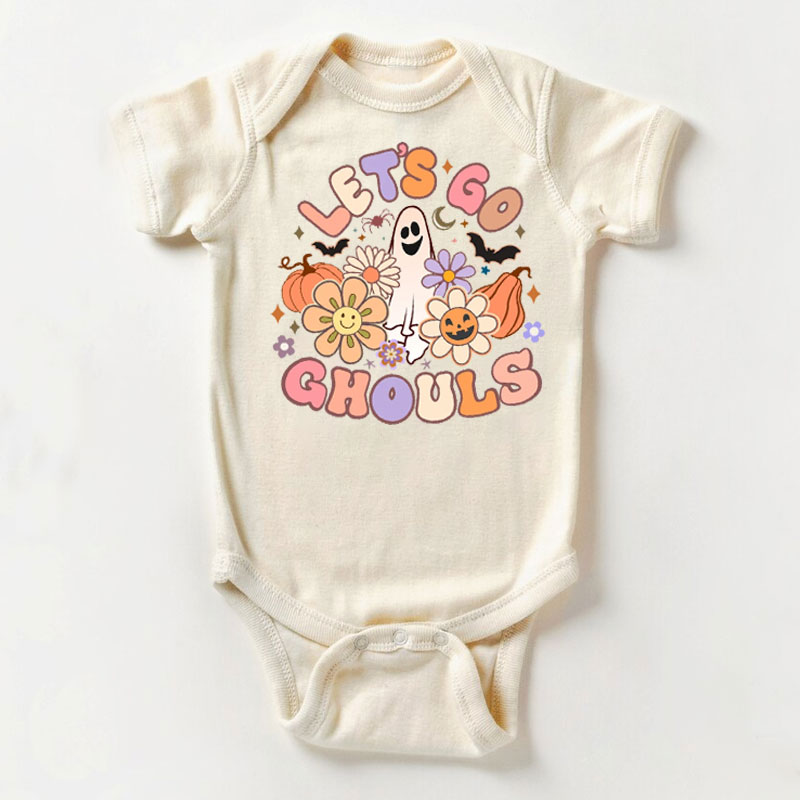 Halloween retro vibes baby bodysuit