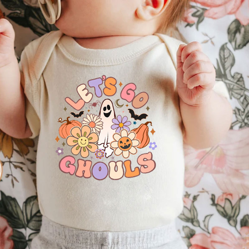 Halloween retro vibes baby bodysuit