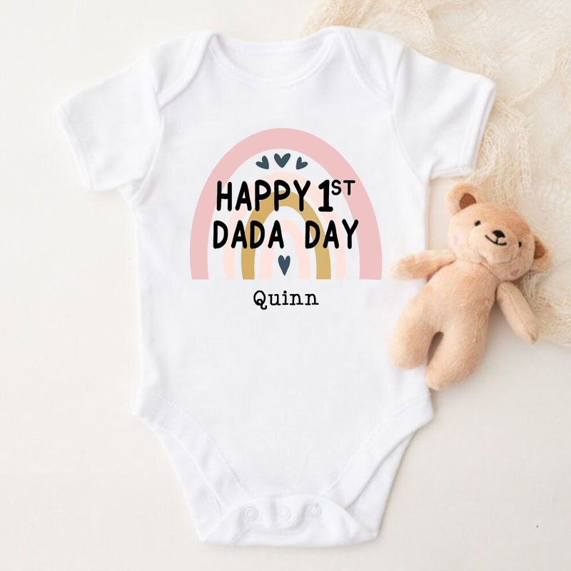 Happy 1st Dada Day Onesie