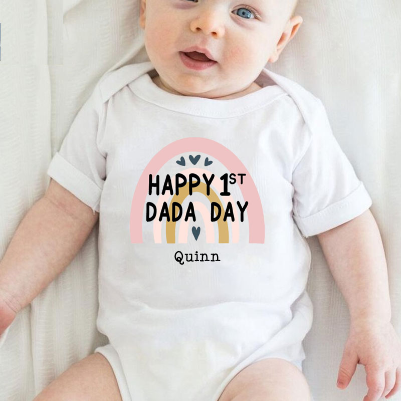 Happy 1st Dada Day Onesie