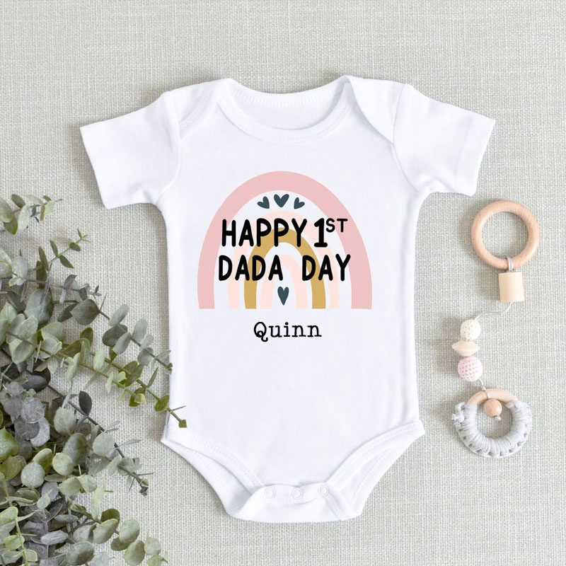 Happy 1st Dada Day Onesie