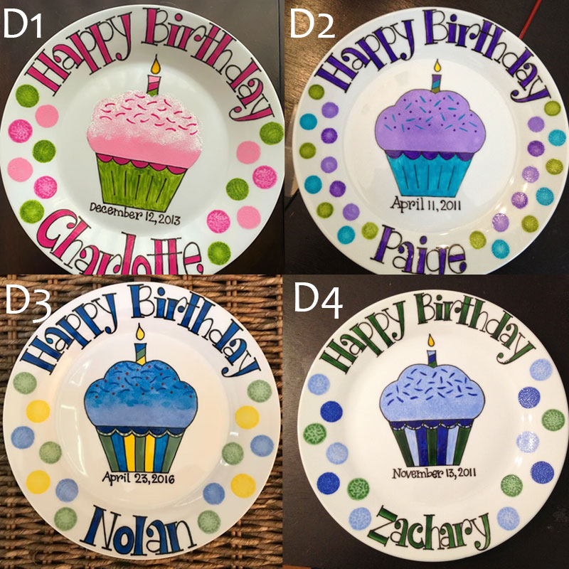 Happy Birthday Plate Personalized Birthday Gift