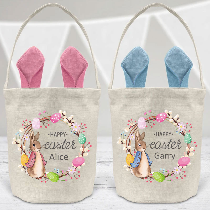 Happy Easter Baby Basket Tote Bag