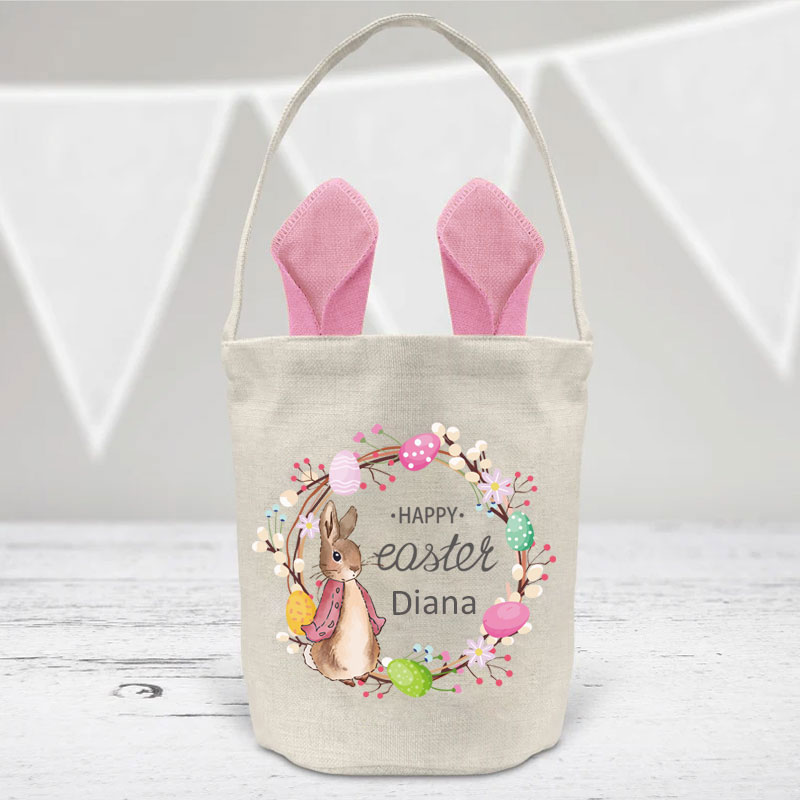 Happy Easter Baby Basket Tote Bag