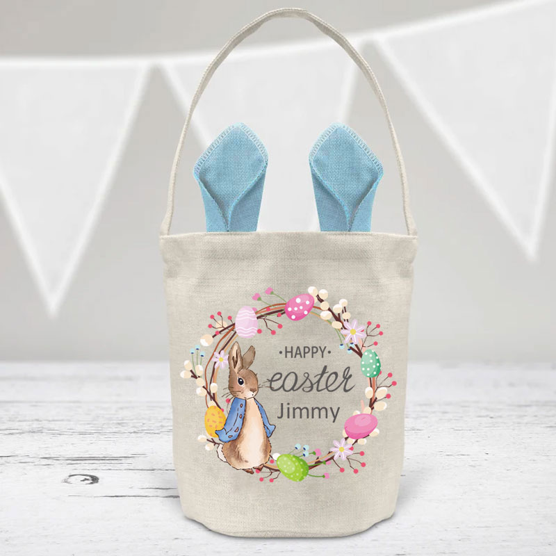 Happy Easter Baby Basket Tote Bag