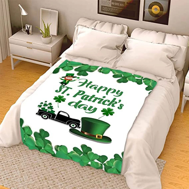 Happy St. Patrick Day Baby Blanket