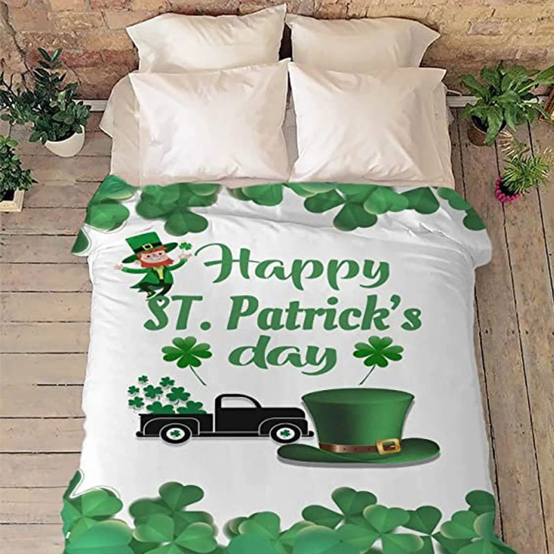 Happy St. Patrick Day Baby Blanket