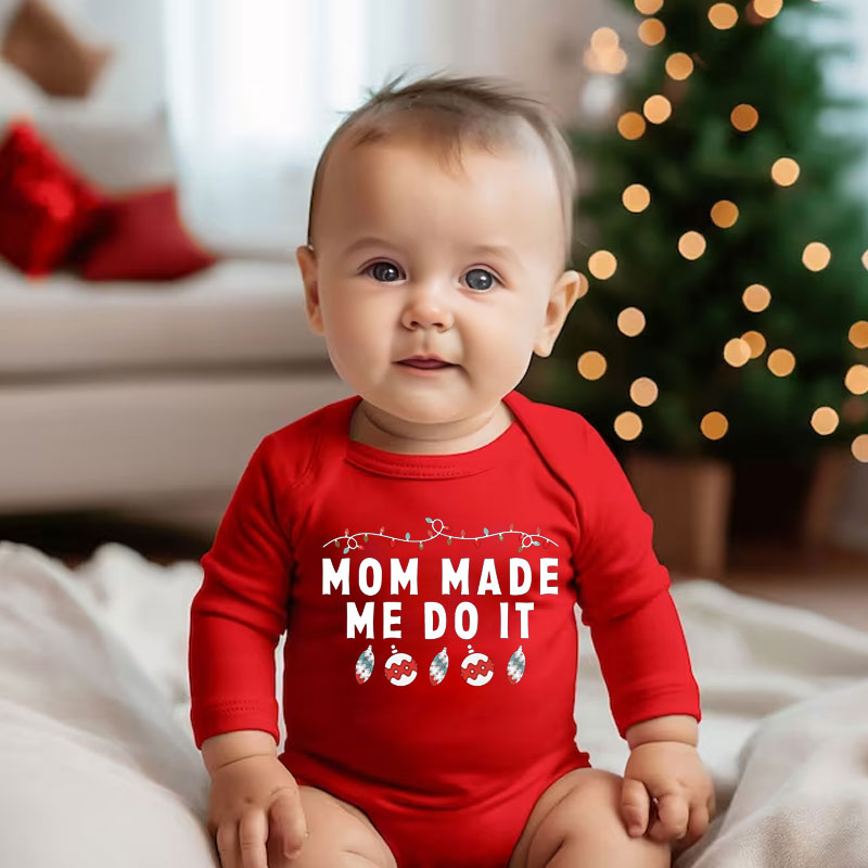 [Baby Bodysuit] I Don't Do Matching Christmas Shirt But I Do