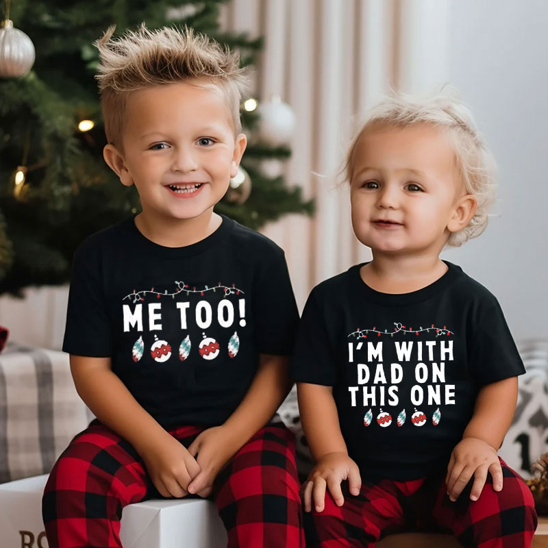 [Youth Shirt / 2-14 Years] I Don't Do Matching Christmas Shirt But I Do