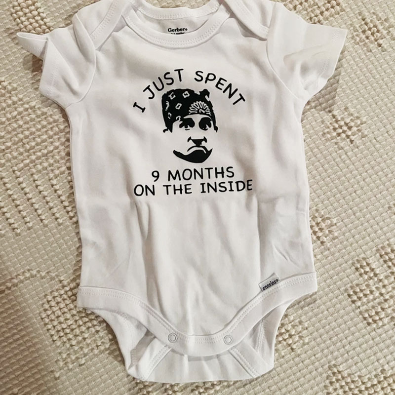 I Just Spent 9 Months On The Inside Baby Bodysuit