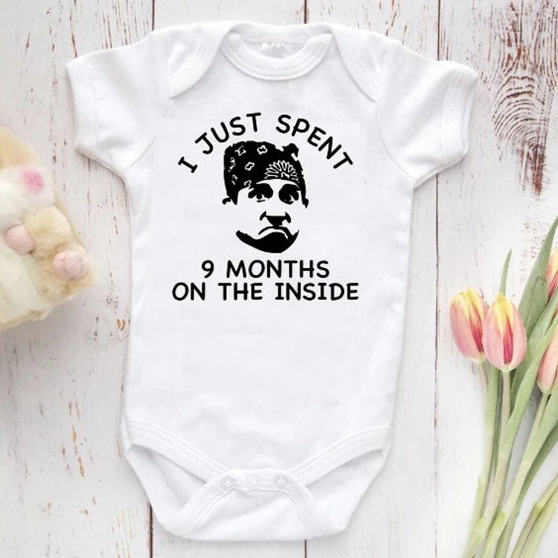 I Just Spent 9 Months On The Inside Baby Bodysuit