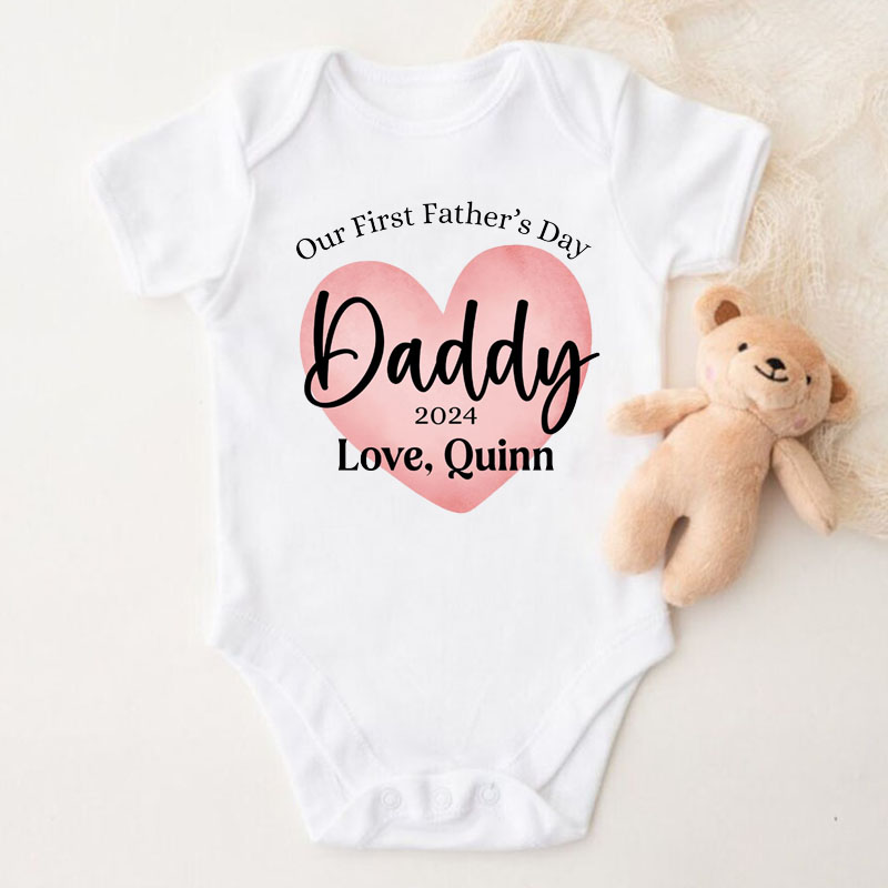 I Love My Dad Baby Onesie
