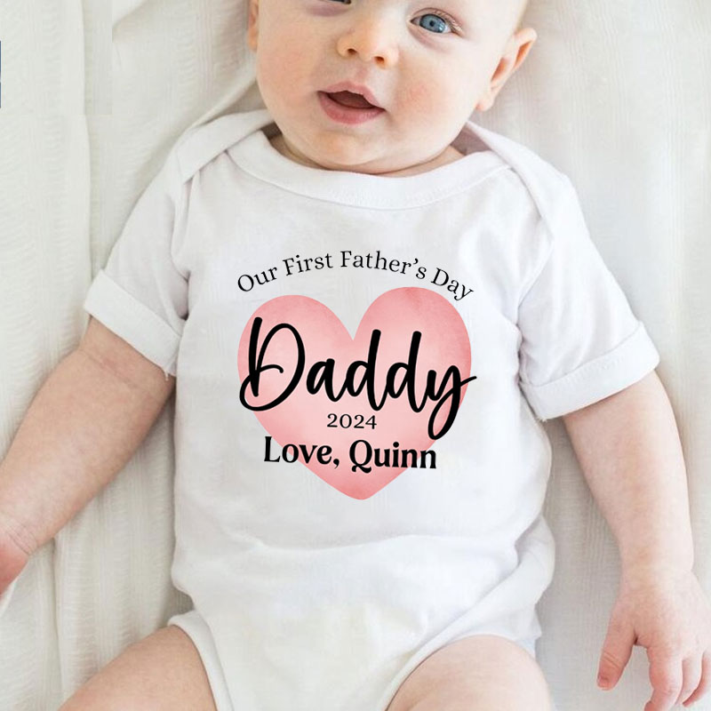 I Love My Dad Baby Onesie