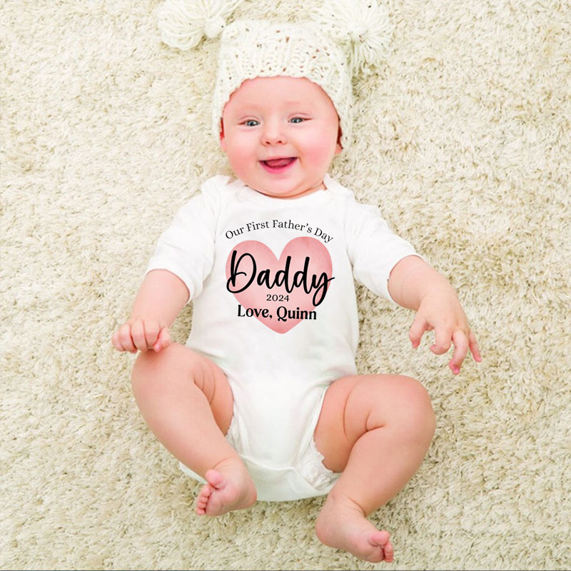 I Love My Dad Baby Onesie