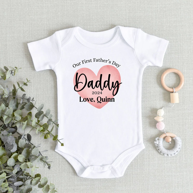 I Love My Dad Baby Onesie