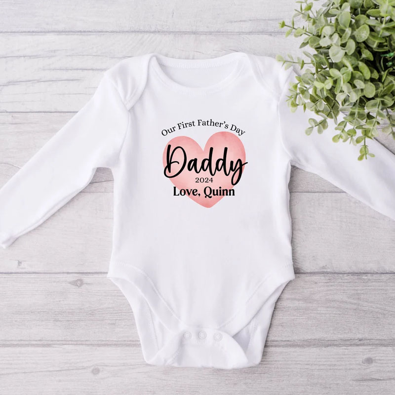 I Love My Dad Baby Onesie