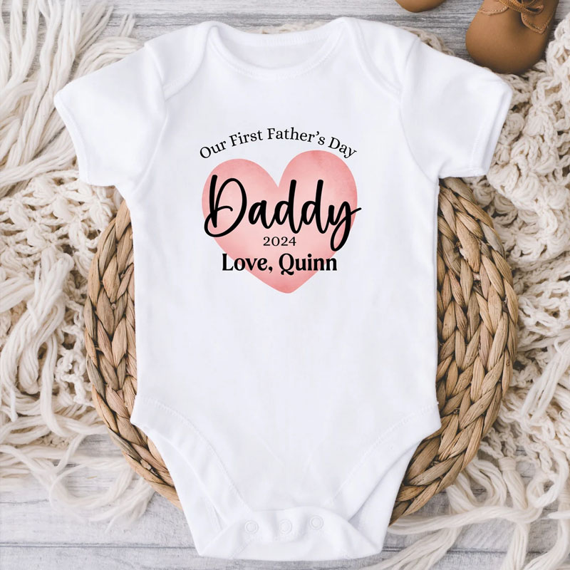 I Love My Dad Baby Onesie