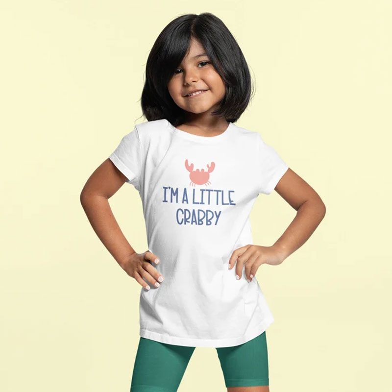 I'm A Little Crabby Baby Cute Summer Bodysuit