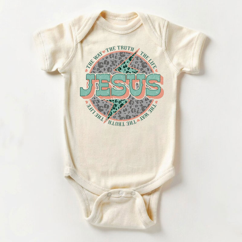 Jesus Thunderbolt Christian Baby Bodysuit