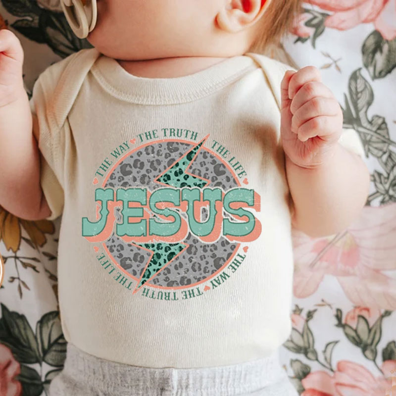 Jesus Thunderbolt Christian Baby Bodysuit