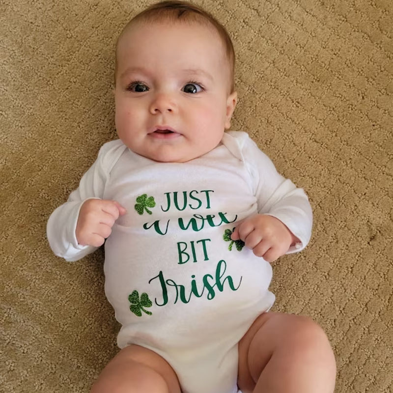 Just A Wee Bit Irish Baby Bodysuit