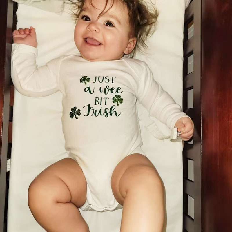 Just A Wee Bit Irish Baby Bodysuit